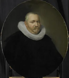 Portret Ewouda Pietersza van der Horsta, dyrektora Izby Rotterdamskiej Holenderskiej Kompanii Wschodnioindyjskiej, wybranego 1618