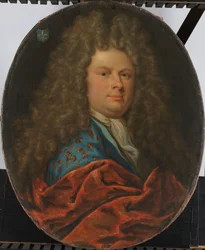 Portret mężczyzny, ok. 1700-1722 (olej na płótnie)