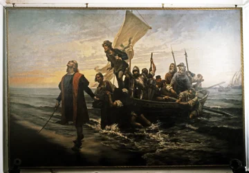 Lądowanie Kolumba w Ameryce. 1492.