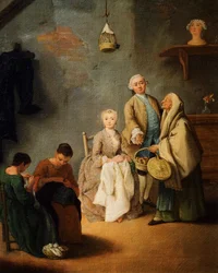 Warsztat hafciarski, Pietro Longhi (1701-1785)