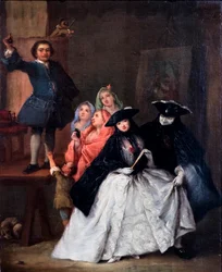 Szarlatan, ok. 1757 (olej na płótnie)