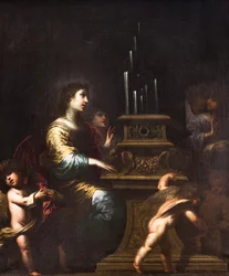 Święta Cecylia, 1660 (olej na płótnie)