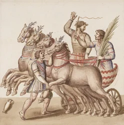 Ms Gen 1496 Plate CXIII Gladiatorzy