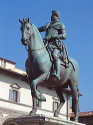 Pomnik Ferdynanda I Medyceusza, Piazza della SS Annunziata, Florencja, ok. 1602-08 (brąz)