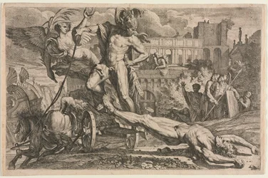 Achilles ciągnący ciało Hektora