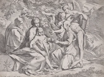 Święta Rodzina z udziałem Aniołów, ok. godz. 1642-44.