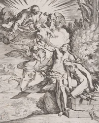 Ofiara Izaaka przez jego ojca Abrahama, ca. 1640-42.