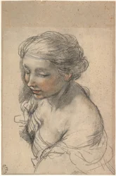 Popiersie młodej kobiety zwróconej w lewo, 1637