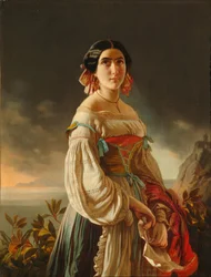 Portret księżniczki Liny Gagariny, 1847