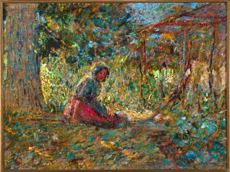 W ogrodzie, ok. 1891