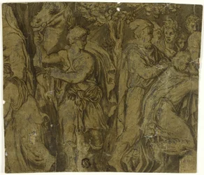 Historia Niobe: Młodzieniec z koniem; Czciciele
