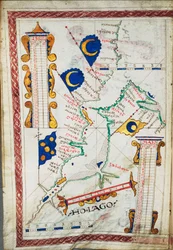 Skala: [ok. 1:14 500 000]. Dodatkowe miejsca: Zatoka Perska, Zatoka Omańska, ok. 1550-60 (welin)