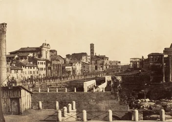 Forum, Rzym, 1853-56.