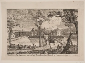 Przybycie Frederika V do Frijsenborg