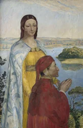 Dante i Beatrice w raju, 1895.