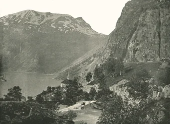 Merok, na Geirangerfjord, Norwegia, 1895.