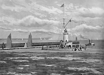 Stacja sygnalizacyjna, Newhaven, c1896
