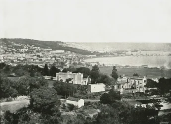 Widok z Mustafy, Algier, Algieria, 1895.