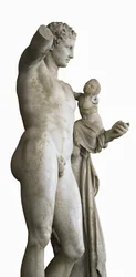 Hermes niosący dziecko Dionizosa, ok. 330 p.n.e.
