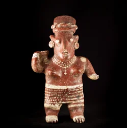 Statuetka kobiety / sztuka meksykańska, Nayarit (terakota)