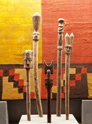 Zestaw berł / Peru, kultura Chancay (terakota)