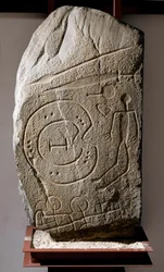 Iberyjska Stela wojownika Solany z Cabanas. VIII-VI wiek p.n.e.