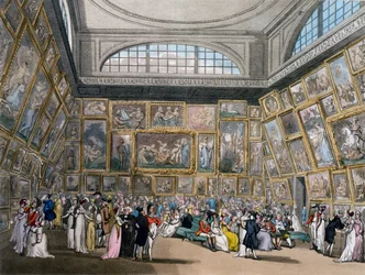 Sala wystawowa w Somerset House, London Ackermann