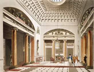 The Hall, Carlton House, z „Mikrokosmosu Londynu” Ackermanna