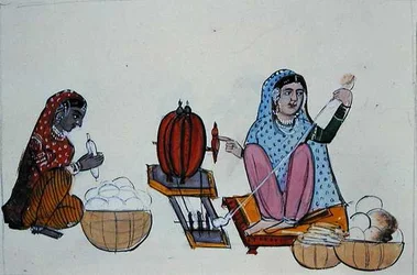Cotton Mill (Behna) c.1890 (akwarela na papierze)
