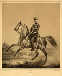 Portret cesarza Aleksandra II 1818-1881, lata 60.-1870.
