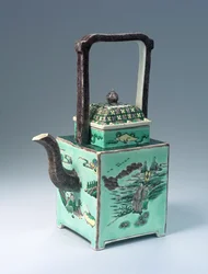 Duży czajniczek Famille verte, okres Kangxi (1662-1722)