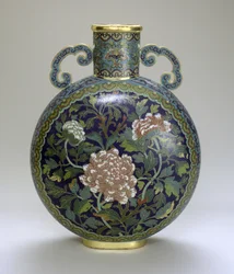 Moon Flask (emalia cloisonne)