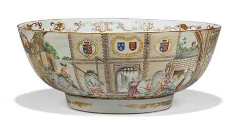 Misa na poncz Brama Calais, ok. 1750-55 (porcelana)