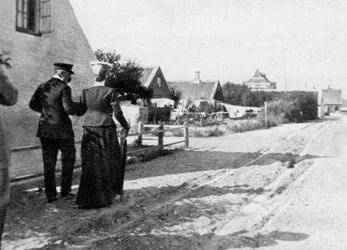 Lądowanie w Skagen, Dania, 1908.