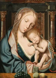 La Vierge aux rodzynki Dziewica z kiścią winogron, XVI wiek.