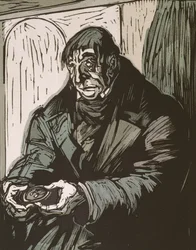 Ilustracja z „Le Pere Goriot” Honore de Balzac, wydanej w 1922 r.