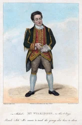 Pan Wilkinson jako Michael w Wolny i łatwy, 1822.