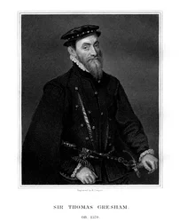 Sir Thomas Gresham, angielski kupiec i finansista, 1823.