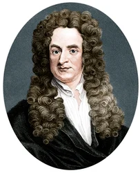 Isaac Newton, angielski matematyk, astronom i fizyk, 1818