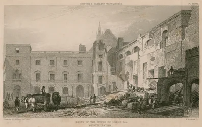 Ruiny Izby Lordów, Westminster