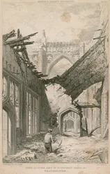Upper Cloister, część kaplicy św Szczepana, Westminster, Londyn