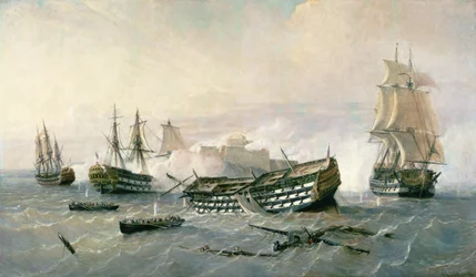 Obrona przylądka Hawany w 1762 roku, ok. 1898