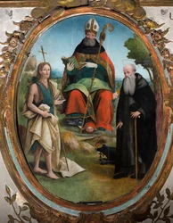 Ołtarz św. Augustyna (ołtarz Galleani), ok. 1522 (tempera na panelu)