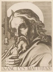 Św. Mateusz Święty Maciej (tytuł na obiekcie) Chrystus, Maryja en de twaalf apostelen (tytuł serii) Święte Kolegium Apostolskie (tytuł serii)