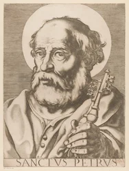 Święty Piotr Święty Piotr (tytuł na obiekcie) Chrystus, Maryja en de twaalf apostelen (tytuł serii) Święte Kolegium Apostolskie (tytuł serii)