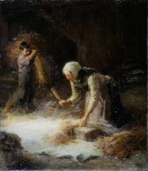 Młócenie pokłosów, 1899