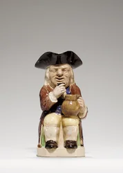 Zastawa do śmietany Staffordshire Toby-dzbanek, ok. 1785 r.