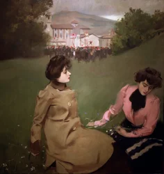 Caramelles (typowe katalońskie pieśni) 1901, olej