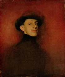 Portret króla Hiszpanii Alfonsa XIII Studium