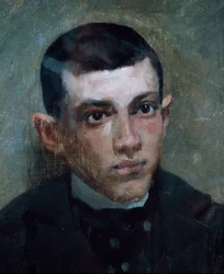 Portret malarza Pabla Picassa (1881-1973) (olej na płótnie)